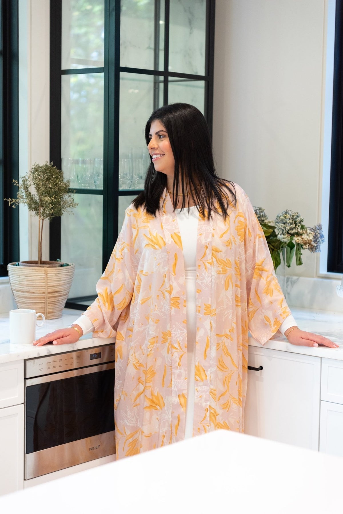 Long Sleeve Maxi Kimono – Boho Chic Modest Wrap | Citizens of the World - Citizens Of The World