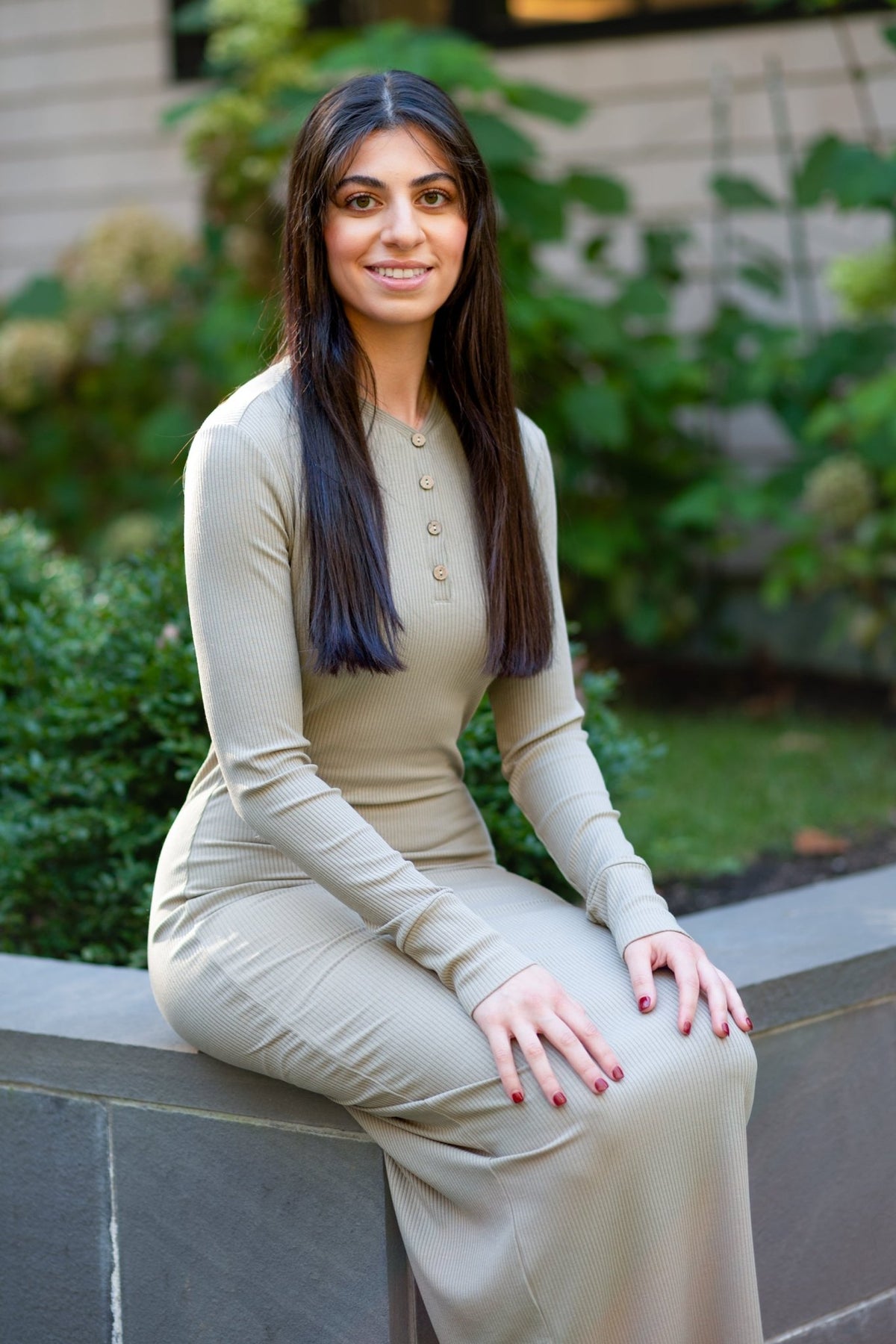 Not Your Basic Henley – Versatile Modest Ribbed Dress | Citizens of the World - Citizens Of The World