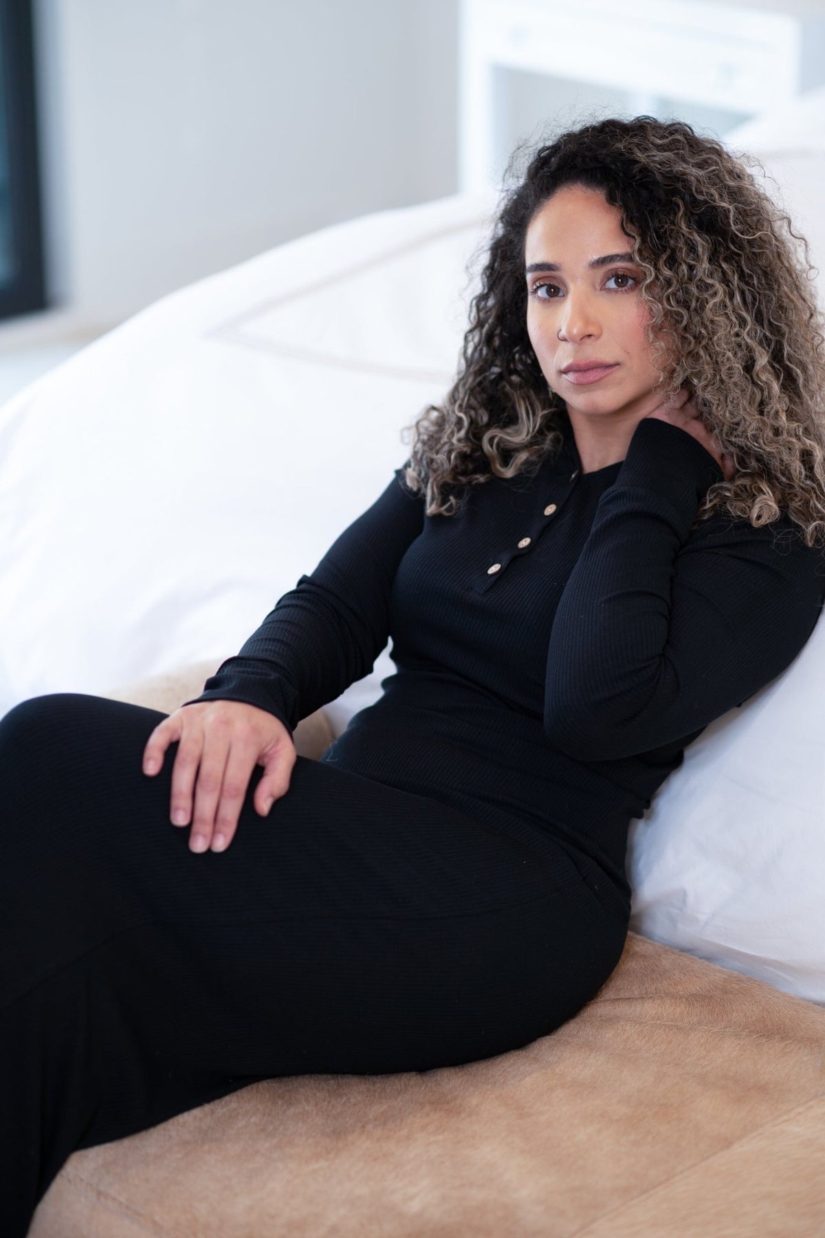 Not Your Basic Henley – Versatile Modest Ribbed Dress | Citizens of the World - Citizens Of The World